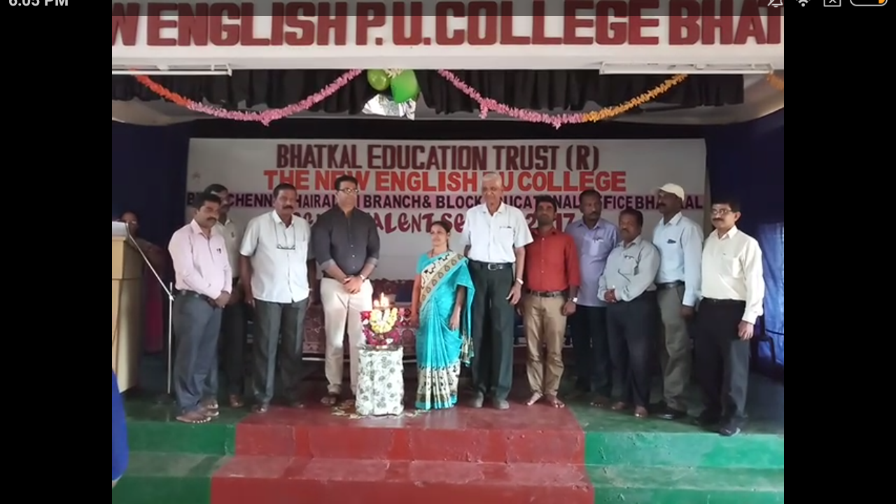 ಭಟ್ಕಳ: ಪ್ರೌಢ ಶಾಲಾ ವಿದ್ಯಾರ್ಥಿಗಳಿಗಾಗಿ ವಿಜ್ಞಾನ ಪ್ರತಿಭಾನ್ವೇಷಣೆ-2017